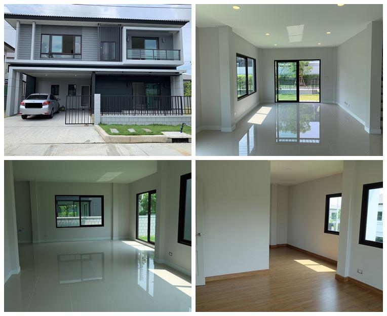 ขายบ้านเดี่ยว เซนโทร บางนา กม.7 ใกล้ห้างเมกาบางนา 2 นาที แปลงมุม 4 ห้องนอน 
