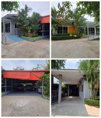 ขายบ้านเดี่ยว 1 ชั้น หมู่บ้านหนองสรวง อ.ศรีประจันต์ สุพรรณบุรี ใกล้โรงเรียน